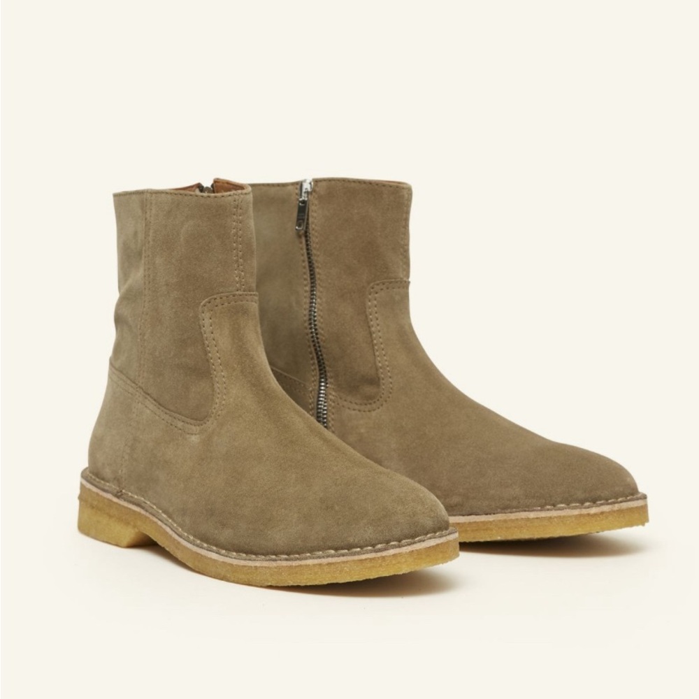 Clann Shearling Velvet Boots